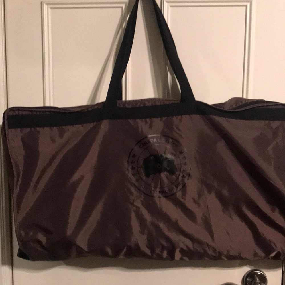 Canada Goose Garment Bag coat protector. Brown